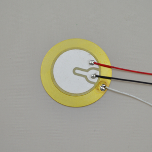 27mm piezoelectric ceramic disc with leads