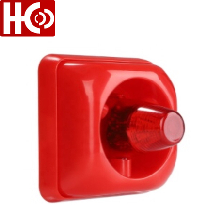 Sirena de alarma de incendio roja de control de Software de material 24V para PC a la venta 