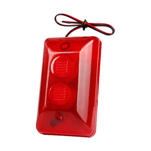 12v 옥외 LED 스트로브 사이렌 가청 및 시각적 경보