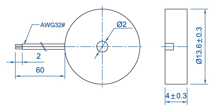 14MM*4MM 3v 75dB super loud vibrating timer buzzer