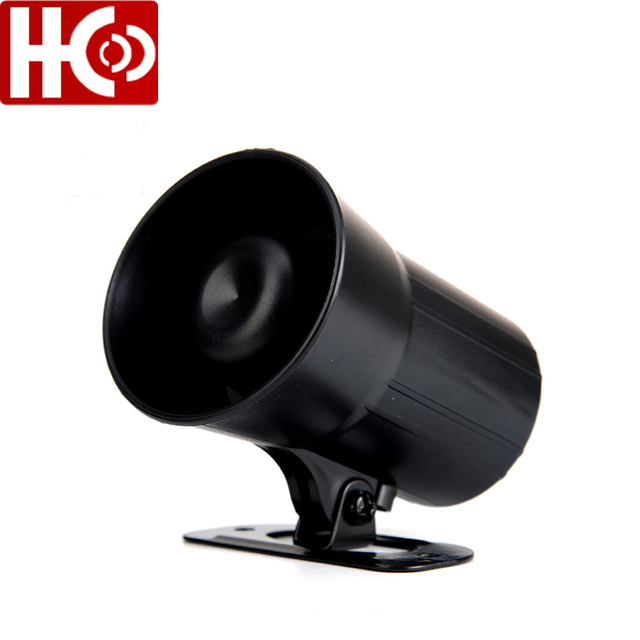 Sirena de alarma para coche DC12V, alarma de respaldo de bater&iacute;a de 6 tonos
