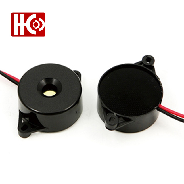Buzzer pi&eacute;zo-&eacute;lectrique 22 mm x 10 mm 12 V DC.