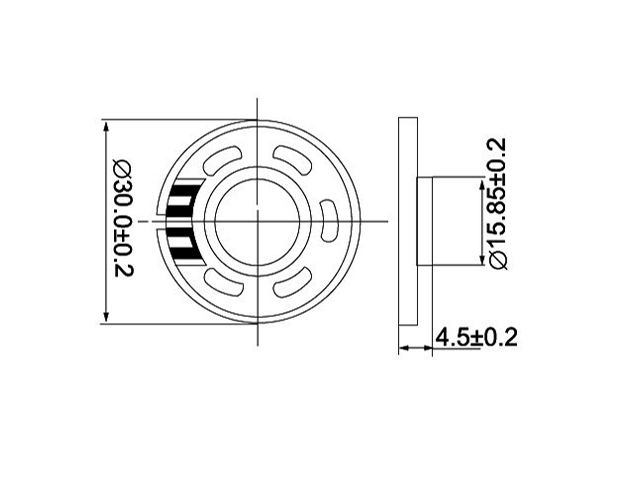 30mm 8ohm small smd speaker