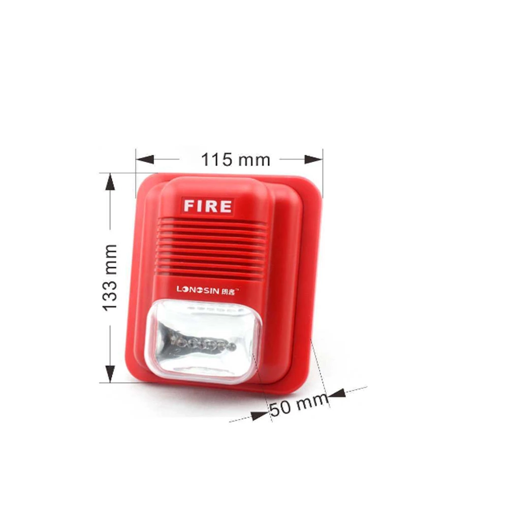 Kleiner DC 24V-Feuermelder mit Blitzlicht 